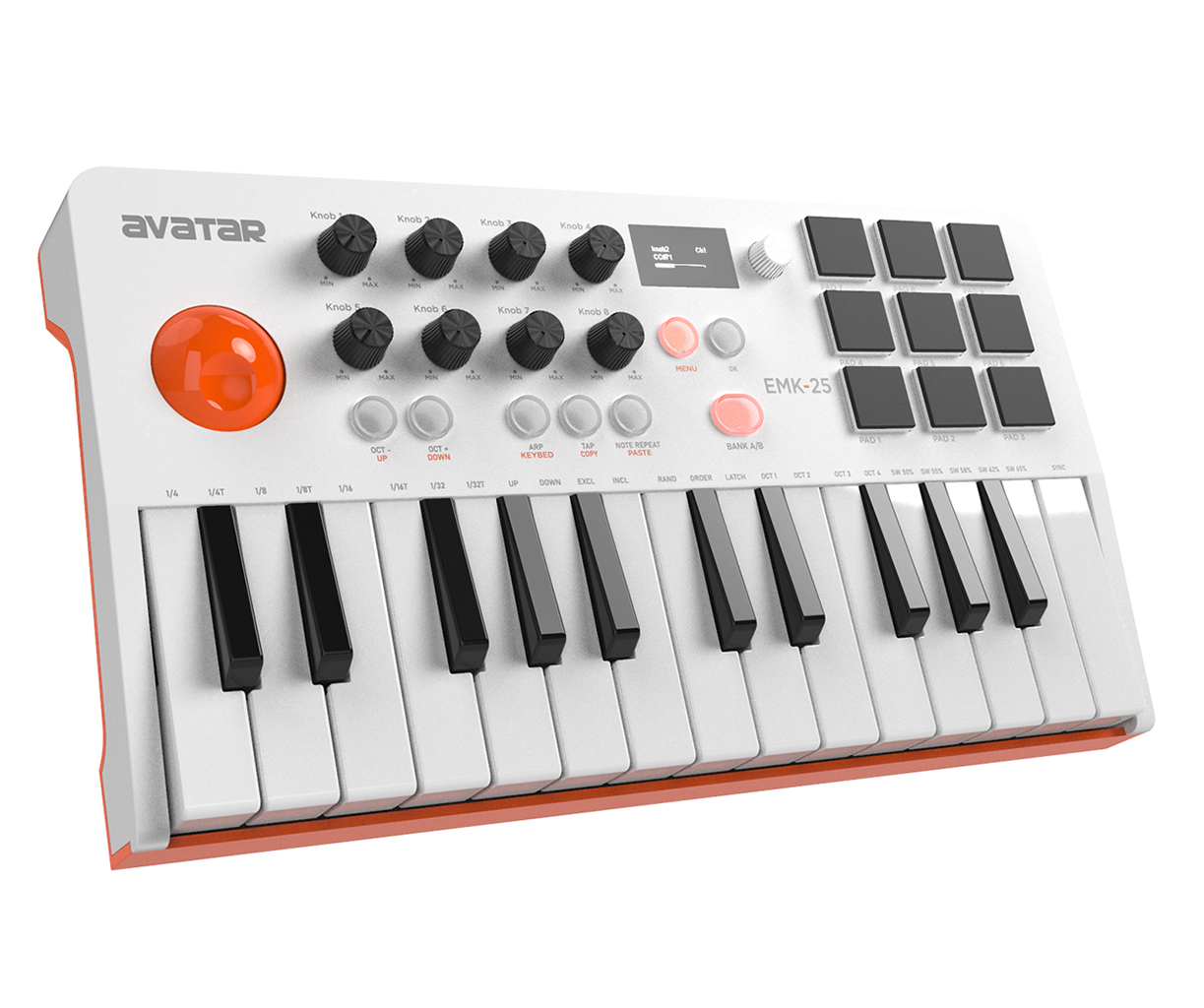 Midi Controller Pad - EMK-25 Wireless Midi Keyboard Controller With