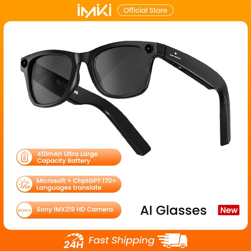 Audio Music Recording - IMIKI Ai Smart Glasses 4K 800W