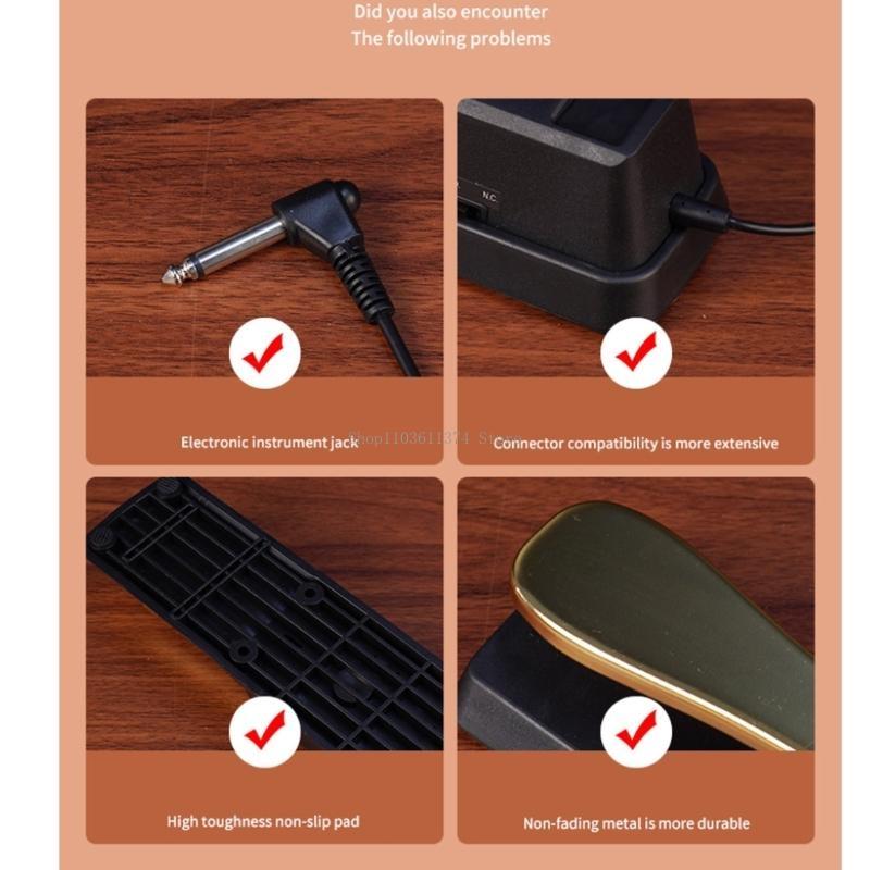 Piano Sustain Pedal - Nonslip Piano Sustain Pedal Replacement Universals