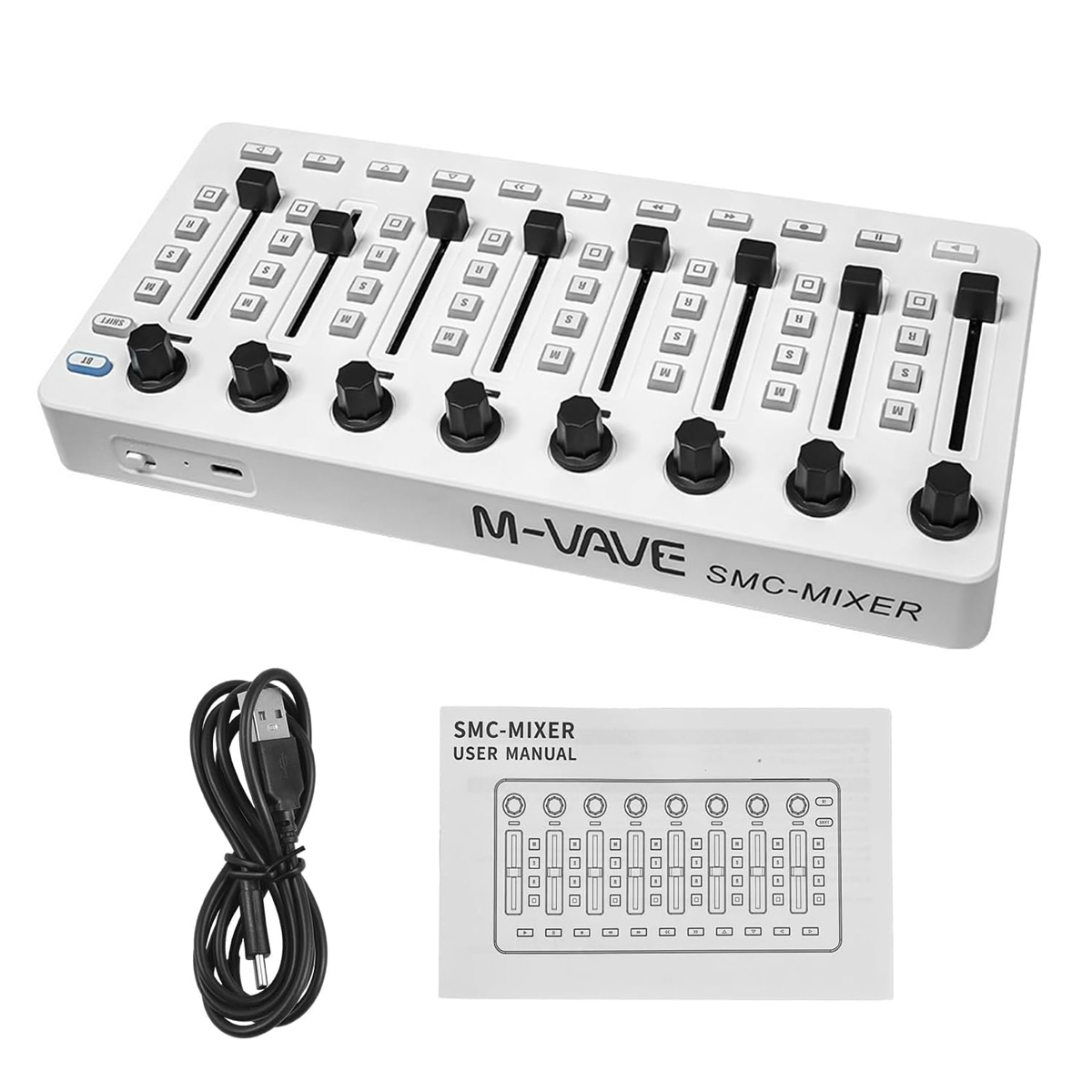 Midi Controller Pad - M-VAVE SMC-Mixer Wireless MIDI Controller, 43