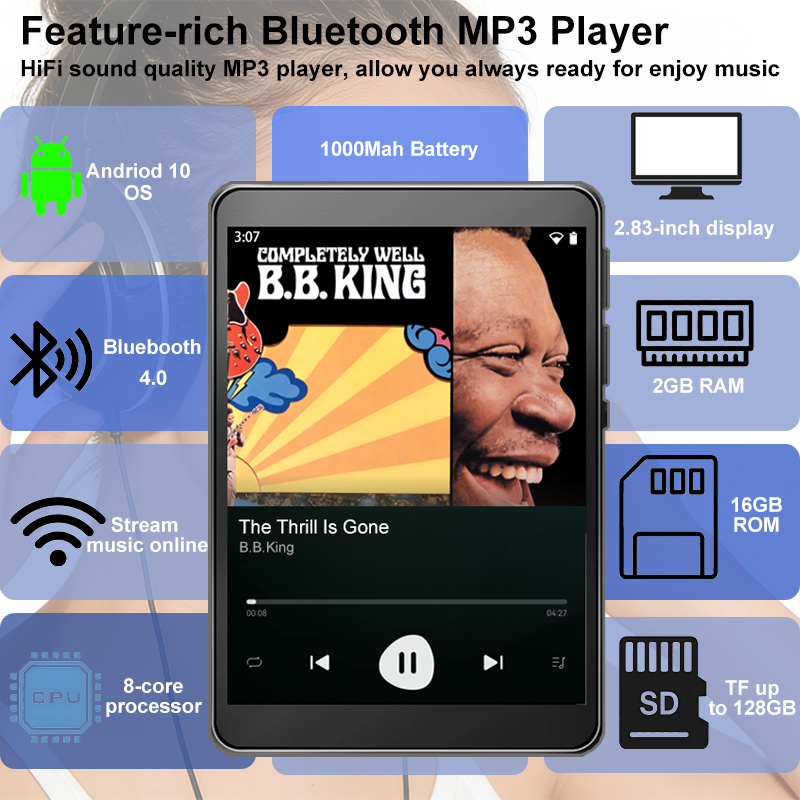Audio Music Mp3 Downloader - WiFi MP3 Player Andriod 10 Spotify