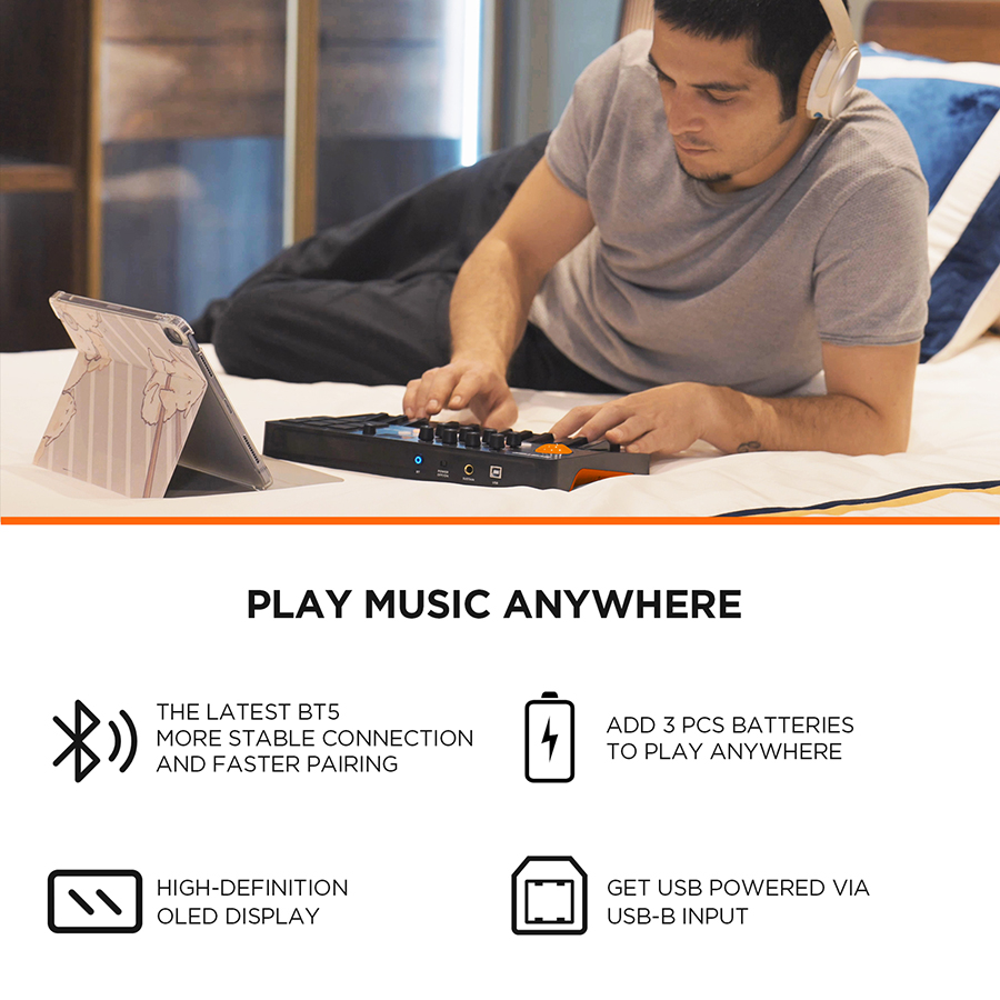Keyboard MIDI Controller With  - Midi Controller Pad review and price