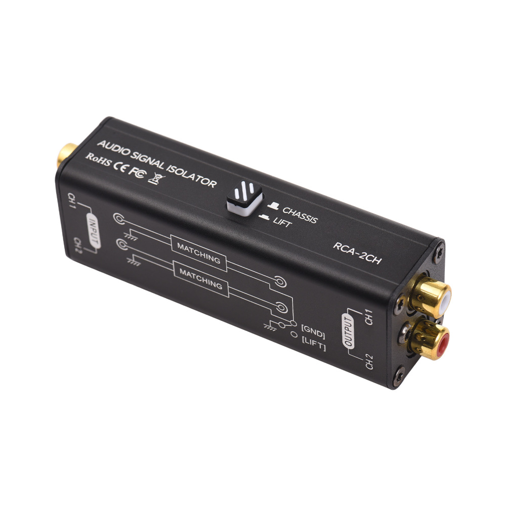Portable 2 Channels RCA Ground - Audio Music Isolator review and price