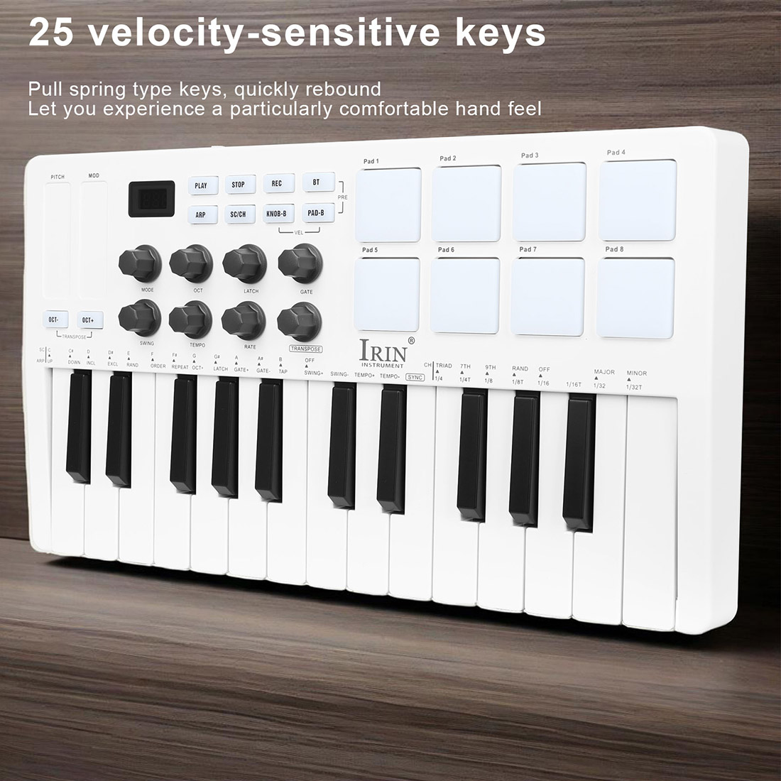 SMK-25  Portable Keyboard MIDI - Midi Controller Pad review and price