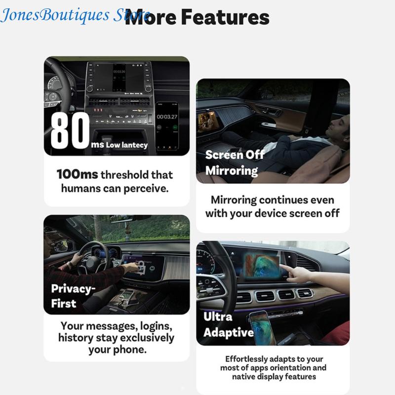 Box Radio Mirroring Link 720P  - Audio Visualizer Music Player review and price