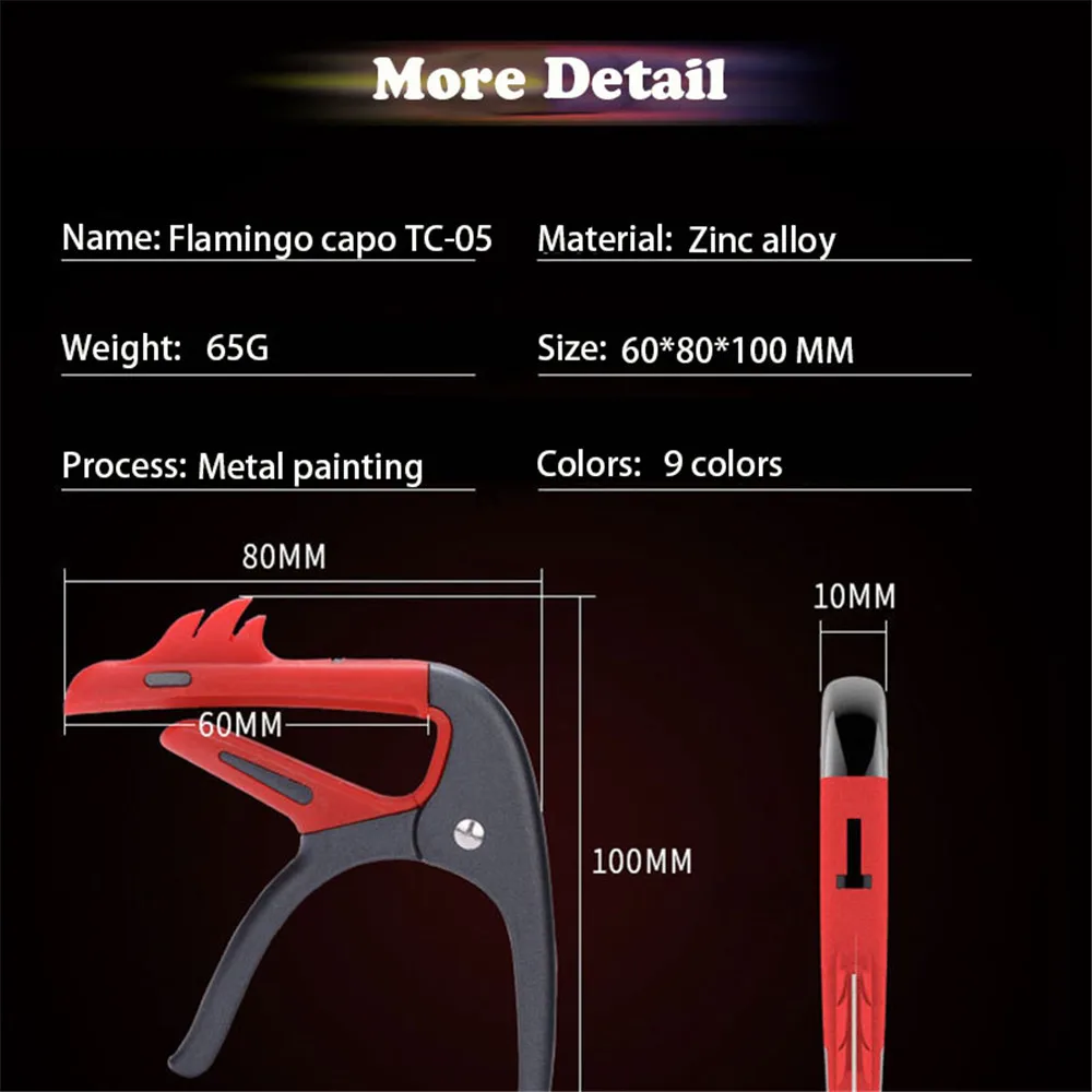 IRIN Guitar Capo Metal Flaming - Guitar Capo Clip review and price