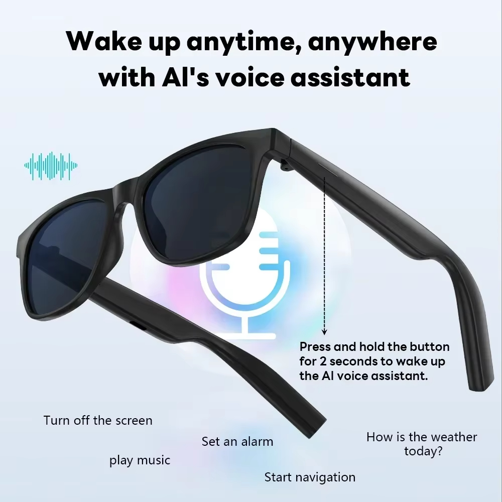 Lenovo 8KHD AI Smart Sunglasse - Audio Music Recording review and price
