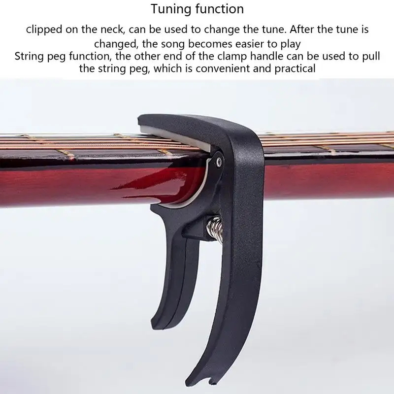 Black Guitar Tuning Clamp Port - Guitar Capo Clip review and price