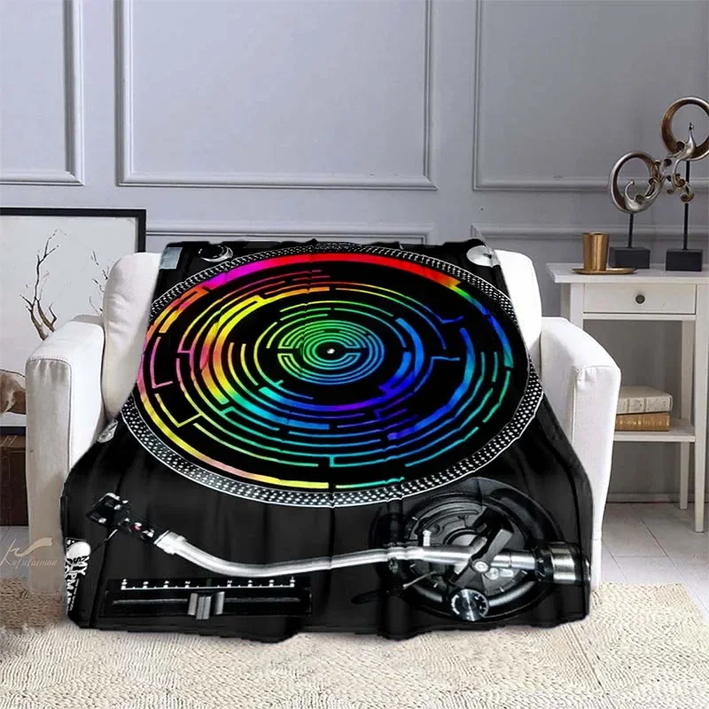 Music DJ Flannel Throw Blanket - Audio Music King review and price