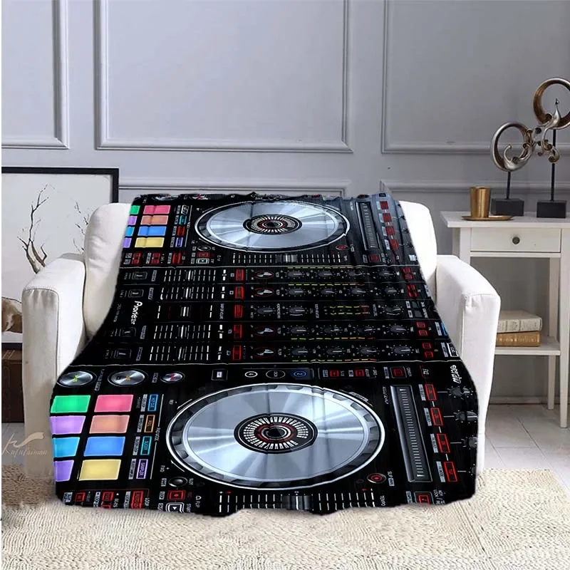 Music DJ Flannel Throw Blanket - Audio Music King review and price