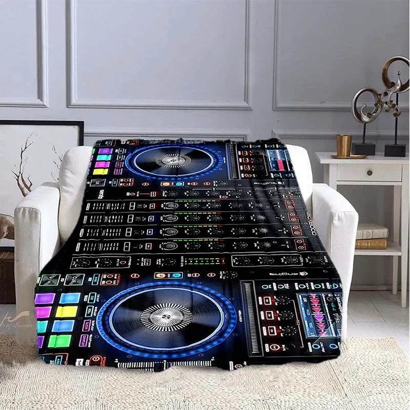 Music DJ Flannel Throw Blanket - Audio Music King review and price