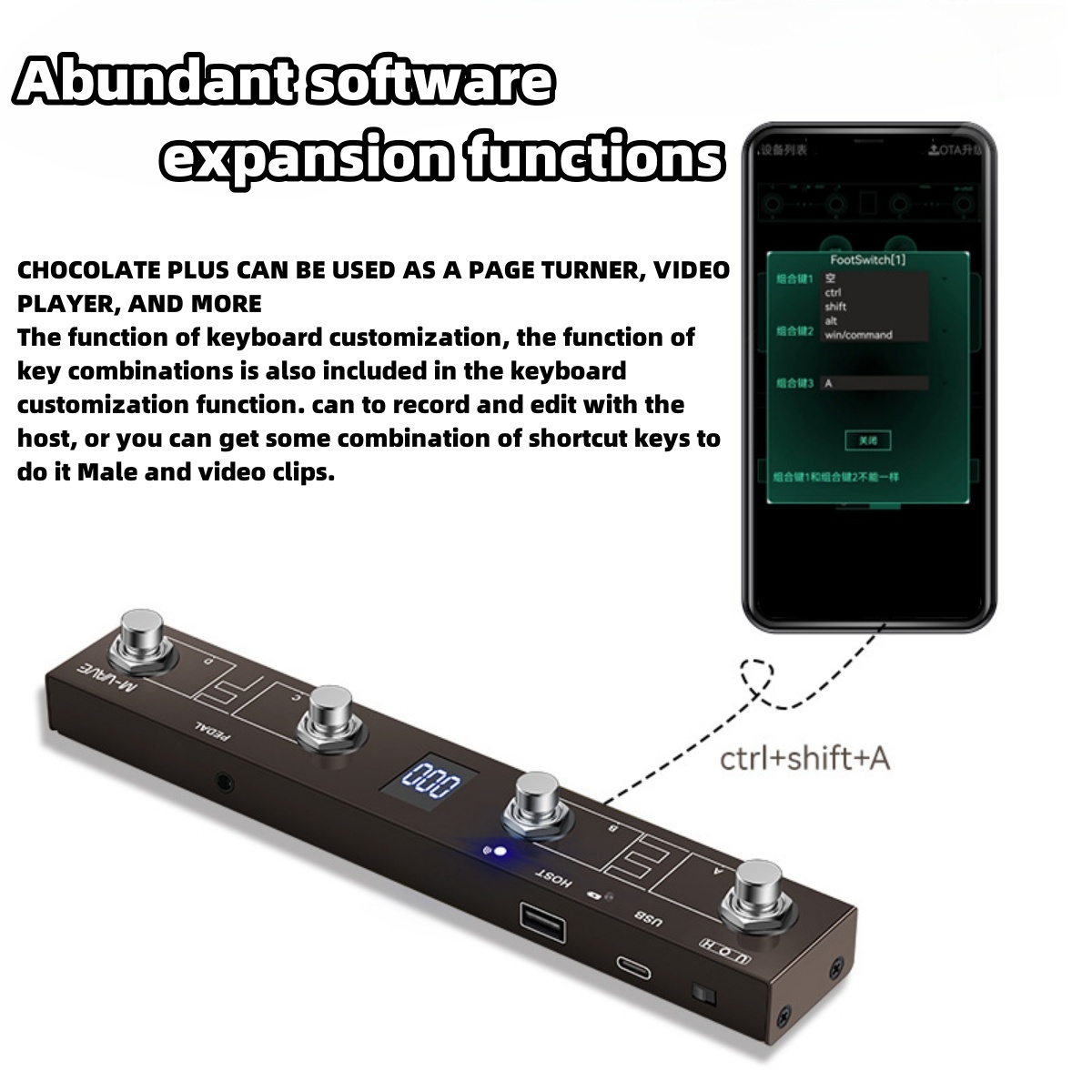 M-VAVE Chocolate Plus Wireless - Piano Sustain Pedal review and price